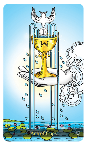 Tarot Card - Ace of Cups (หนึ่งถ้วย)